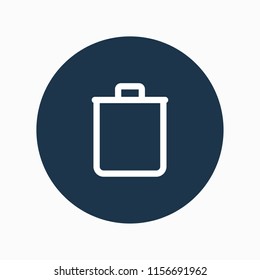 bin icon vector