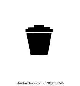 bin icon vector