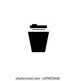 bin icon vector
