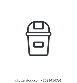 Bin icon, Bin vector illustration