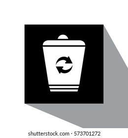 bin icon vector illustration