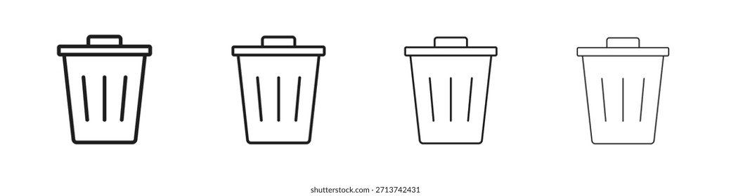 Ícone do compartimento. Pictogramas isolados por vetor.