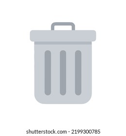 bin icon with white background