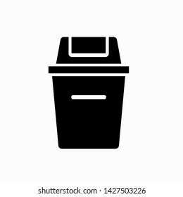Bin icon,vector illustration. Flat design style. vector bin icon illustration isolated on White background, bin icon Eps10. bin icons graphic design vector symbols.