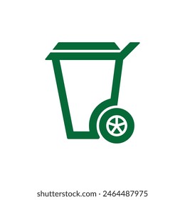 bin logo symbol abstract vector