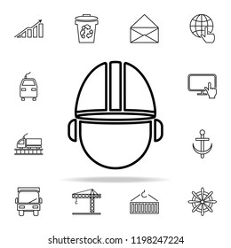 bin outline icon. Cargo logistic icons universal set for web and mobile