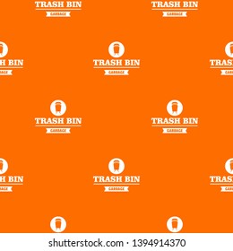 Bin street pattern vector orange for any web design best