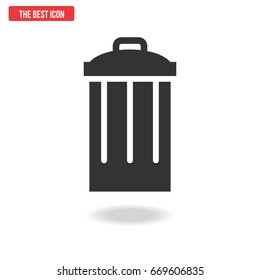 Bin symbol icon for use, Vector illustration.