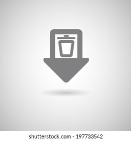 bin symbol,  service points