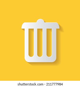 Bin symbol,clean vector