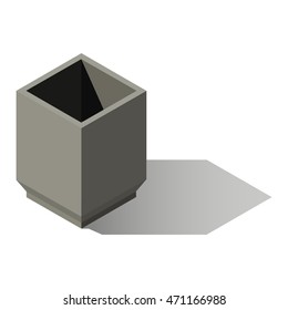 bin vecor isometric