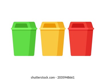 Vector de bandeja. Dibujo de Bin sobre fondo blanco.