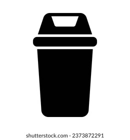 Bin Vector Glyph Icon For Personal And Commercial Use.
