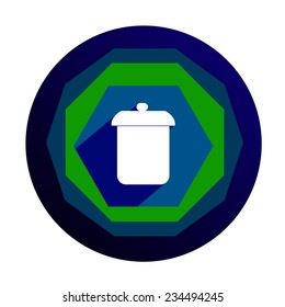 bin vector icon