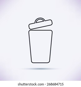 bin vector icon