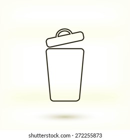bin vector icon