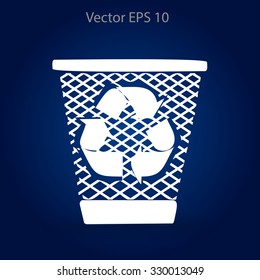 Bin vector icon