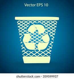 Bin vector icon