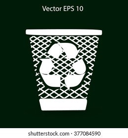 Bin vector icon