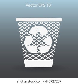 Bin vector icon