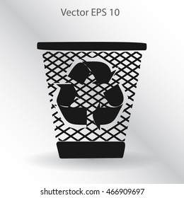 Bin vector icon