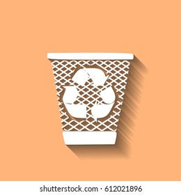 Bin vector icon