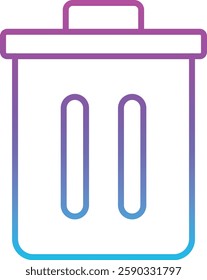 Bin vector icon. Can be used for printing, mobile and web applications.