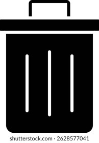 Bin vector icon. Can be used for printing, mobile and web applications.