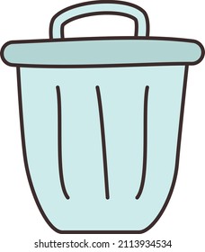bin Vector illustration on a transparent background.Premium quality symmbols.Vector line flat icon for concept and graphic design.
