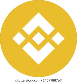 Binance Crypto Currency Design Vector