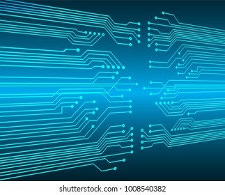 binary circuit board future technology, blue cyber security concept background, abstract hi speed digital internet.motion move blur. pixel vector