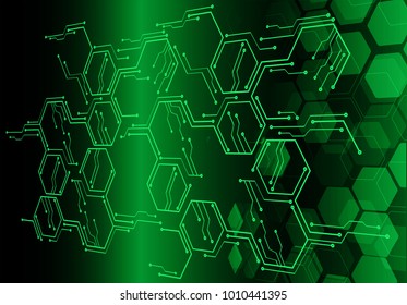 binary circuit board future technology, green cyber security concept background, abstract hi speed digital internet.motion move blur. vector