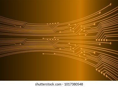 binary circuit board future technology, orange cyber security concept background, abstract hi speed digital internet.motion move blur. pixel vector