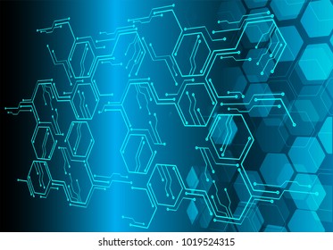 binary circuit board future technology, blue cyber security concept background, abstract hi speed digital internet.motion move blur. pixel vector