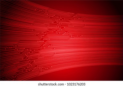 binary circuit board future technology, red cyber security concept background, abstract hi speed digital internet.motion move blur. pixel vector