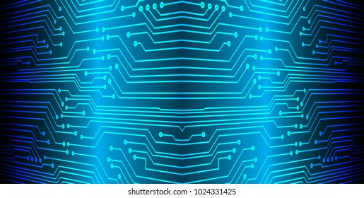 binary circuit board future technology, blue cyber security concept background, abstract hi speed digital internet.motion move blur. pixel vector