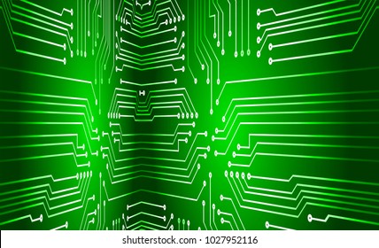 binary circuit board future technology, green cyber security concept background, abstract hi speed digital internet.motion move blur. pixel vector