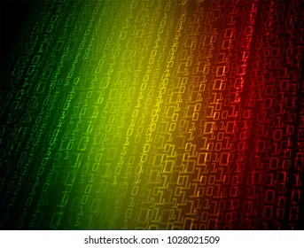binary circuit board future technology, blue cyber security concept background, abstract hi speed digital internet.motion move blur. pixel vector