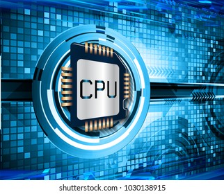 binary circuit board future technology, blue cyber security concept background, abstract hi speed digital internet.motion move blur. CPU computer pixel vector