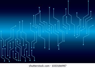 binary circuit board future technology, blue cyber security concept background, abstract hi speed digital internet.motion move blur. pixel vector.