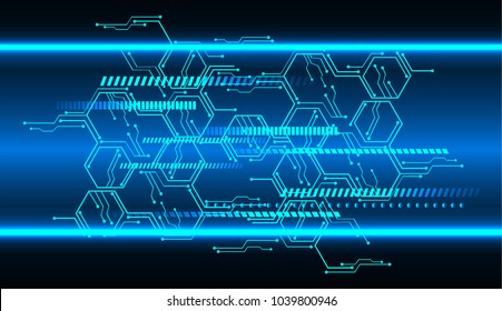 binary circuit board future technology, blue cyber security concept background, abstract hi speed digital internet.motion move blur. pixel vector
