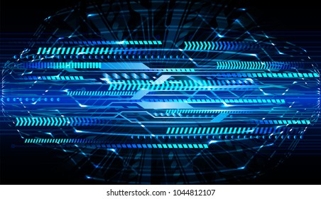 binary circuit board future technology, blue cyber security concept background, abstract hi speed digital internet.motion move blur. arrow pixel vector
