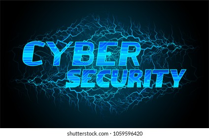 binary circuit board future technology, blue cyber security concept background, abstract hi speed digital internet.motion move blur ,message,Text, Fonts vector, bolt