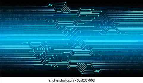 binary circuit board future technology, blue cyber security concept background, abstract hi speed digital internet.motion move blur. pixel vector