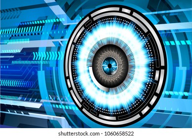 binary circuit board future technology, blue cyber security concept background, abstract hi speed digital internet.motion move blur. pixel vector