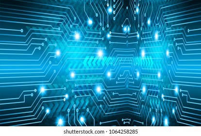 binary circuit board future technology, blue cyber security concept background, abstract hi speed digital internet.motion move blur. pixel vector