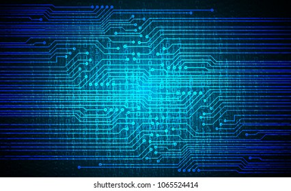 binary circuit board future technology, blue cyber security concept background, abstract hi speed digital internet.motion move blur. pixel vector
