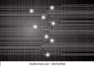 binary circuit board future technology, black cyber security concept background, abstract hi speed digital internet.motion move blur. pixel vector