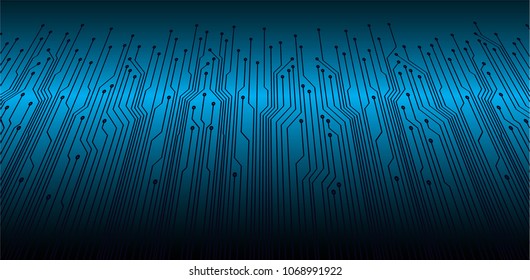 Binary circuit board future technology, blue cyber security concept background, abstract hi speed digital internet.motion move blur. pixel vector