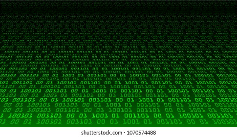 binary circuit board future technology, blue cyber security concept background, abstract hi speed digital internet.motion move blur. pixel vector